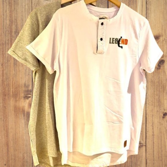 Legend Cotton Mens Henley. Free shipping - Picture 3 of 6